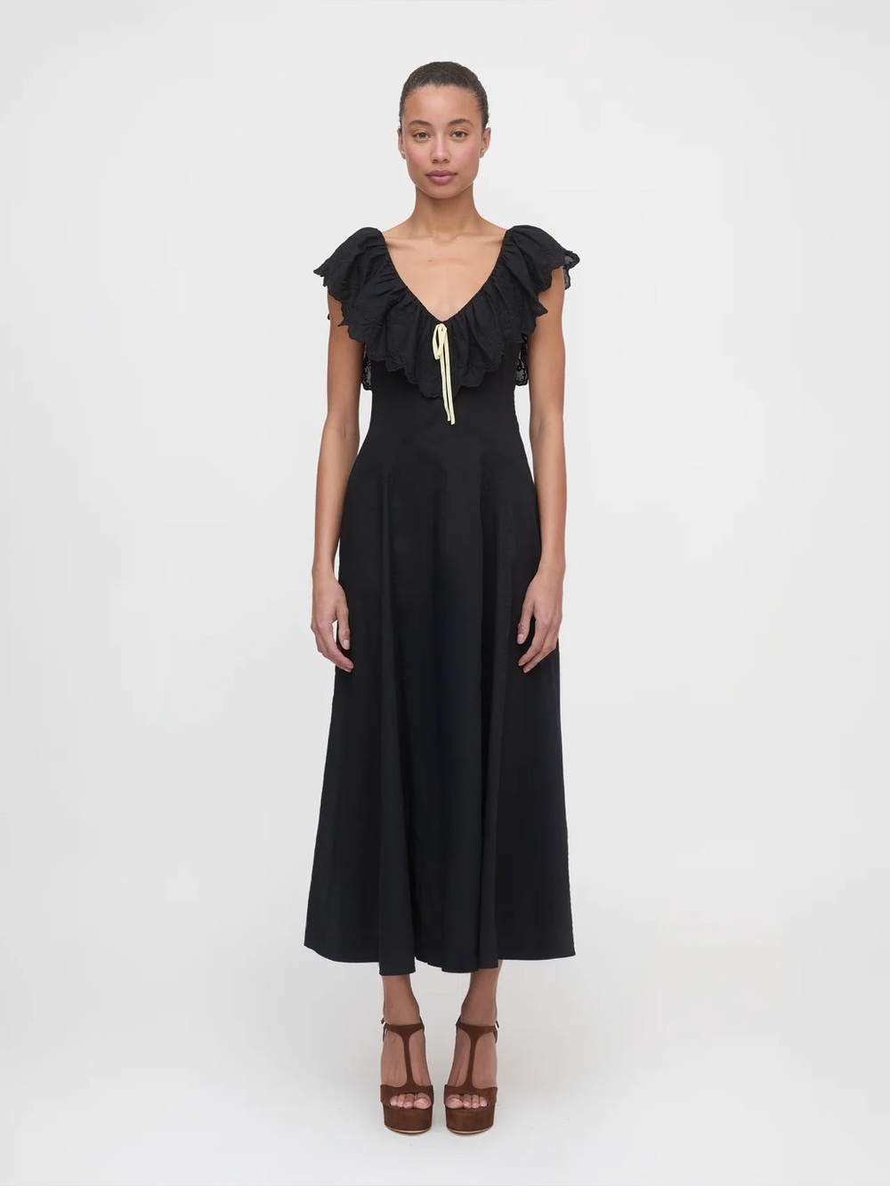NWT Hill House The Milani Dress in Black